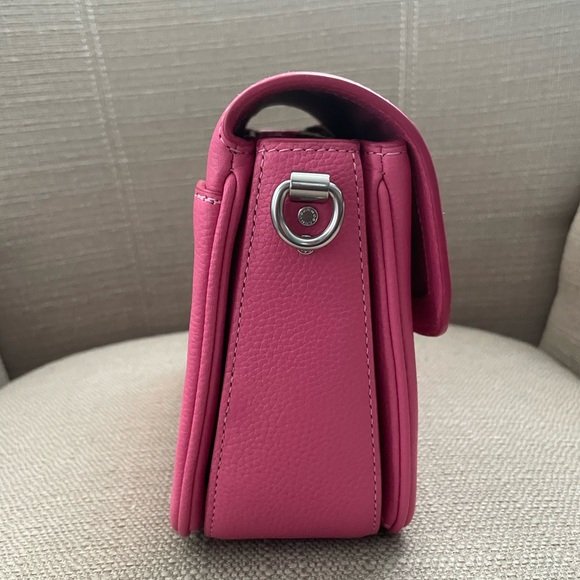 Coach Cassie Crossbody 19 With Heart Strap In Petunia with pins and rivets NWT - Picture 6 of 16